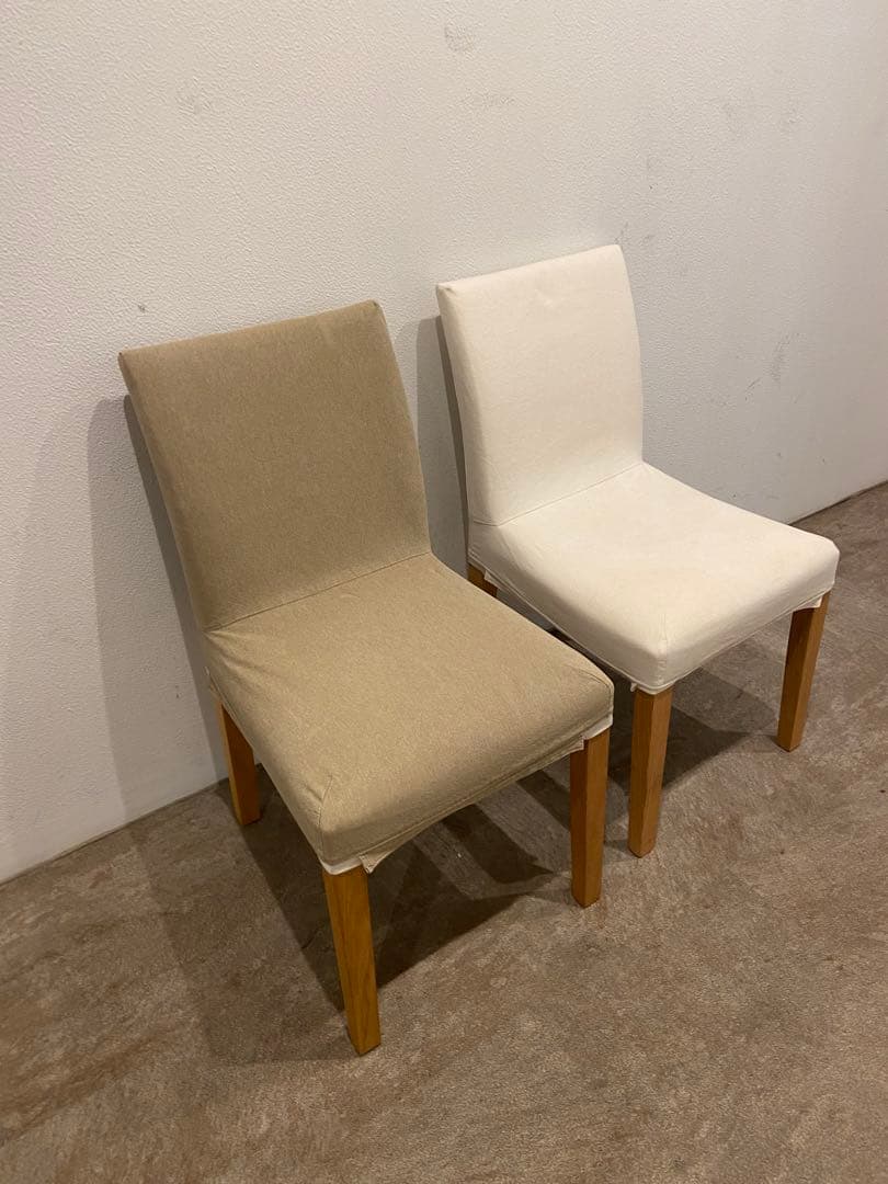 ☘️送料込⭐️美品⭐️カバー付⭐️廃盤希少⭐️無印良品⭐️オーク材チェア⭐️１脚