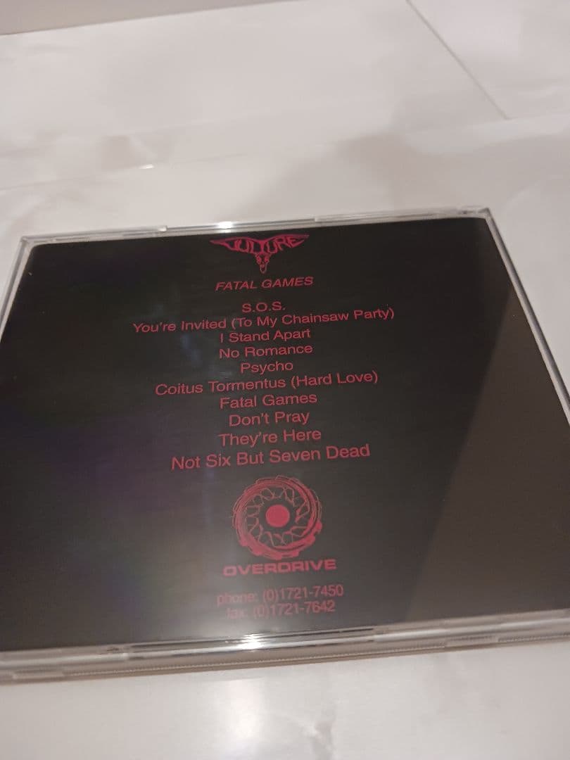 洋楽 VULTURE / Easier To Lie / Fatal Games