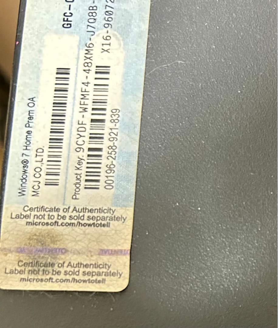 正規品WindowsXP 64bit、Windows 10ダブルOS