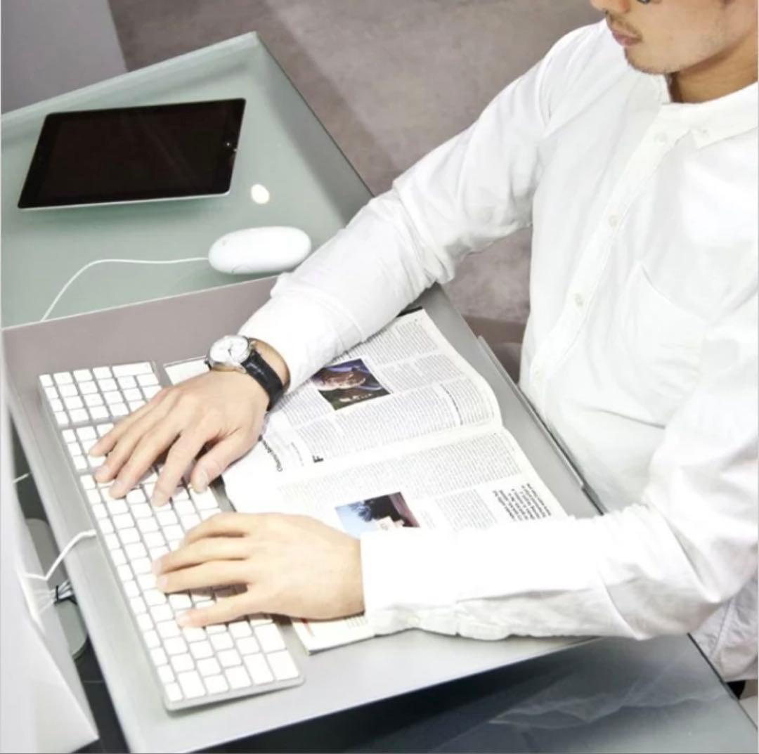 angle10 卓上傾斜台　シルバー　専用マットあり