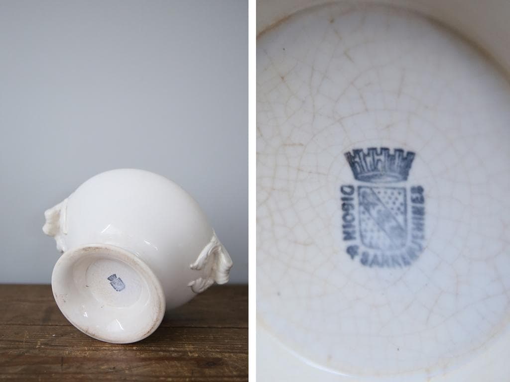 フランスアンティークディゴワン&サルグミンヌ窯スーピエール/陶磁器食器86-99