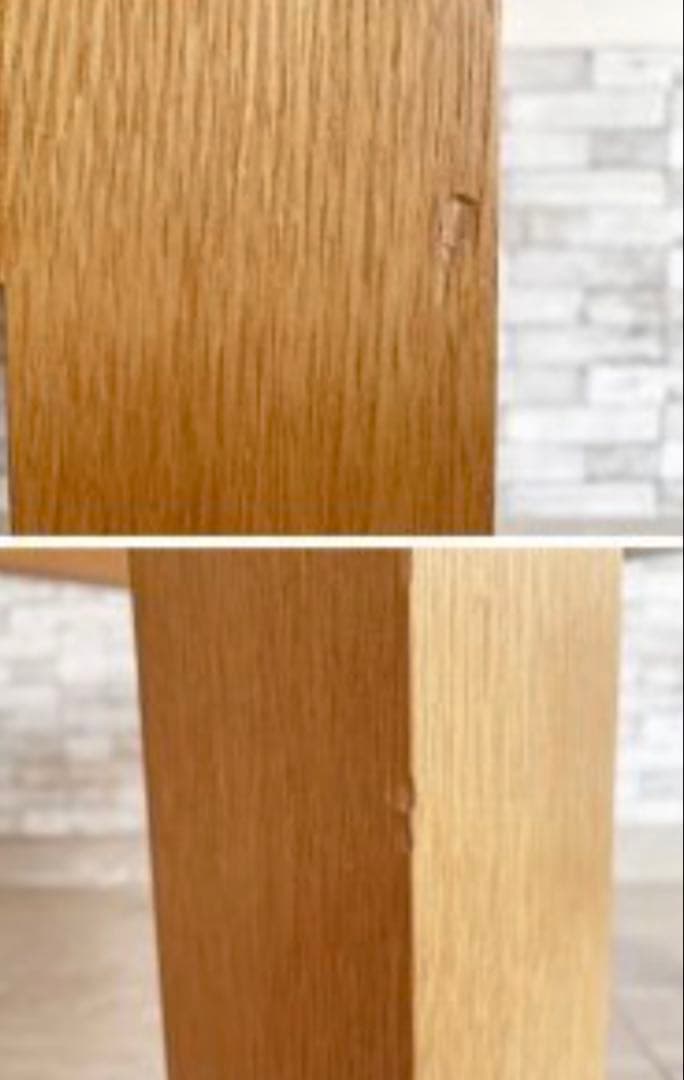 ナチュラルウッド 木製ダイニングテーブル 90センチ四方　スクエア