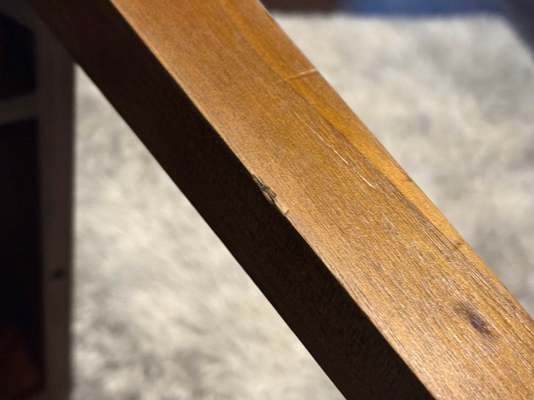 ビンテージ　天然木　センターテーブル　ローテーブル　引き出し付き　ブラウン　IZ