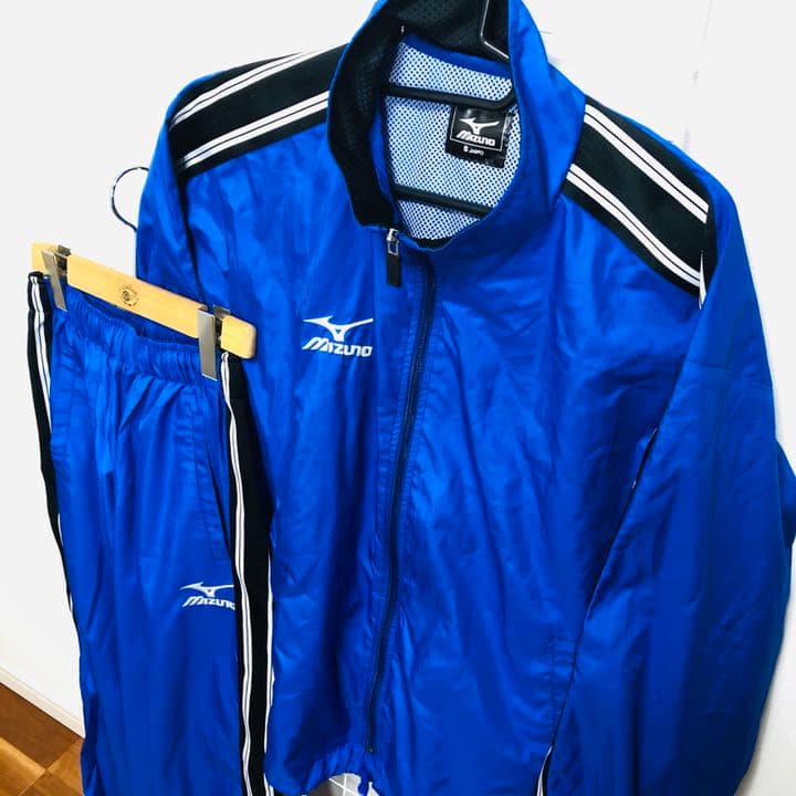 【送料無料】豪華 MIZUNO ミズノ ジャージ上下2点セット◎ナイロン製