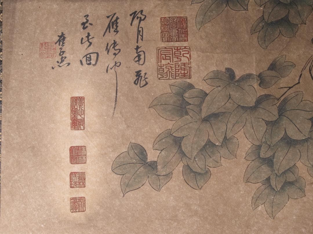 【骨董掛け軸】美女図 肉筆保證 捲り 中国古美術   AK532A12-1