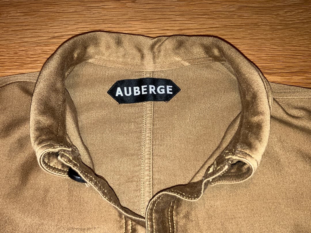 AUBERGE CHARBON DEEP 44 モールスキン カバーオール