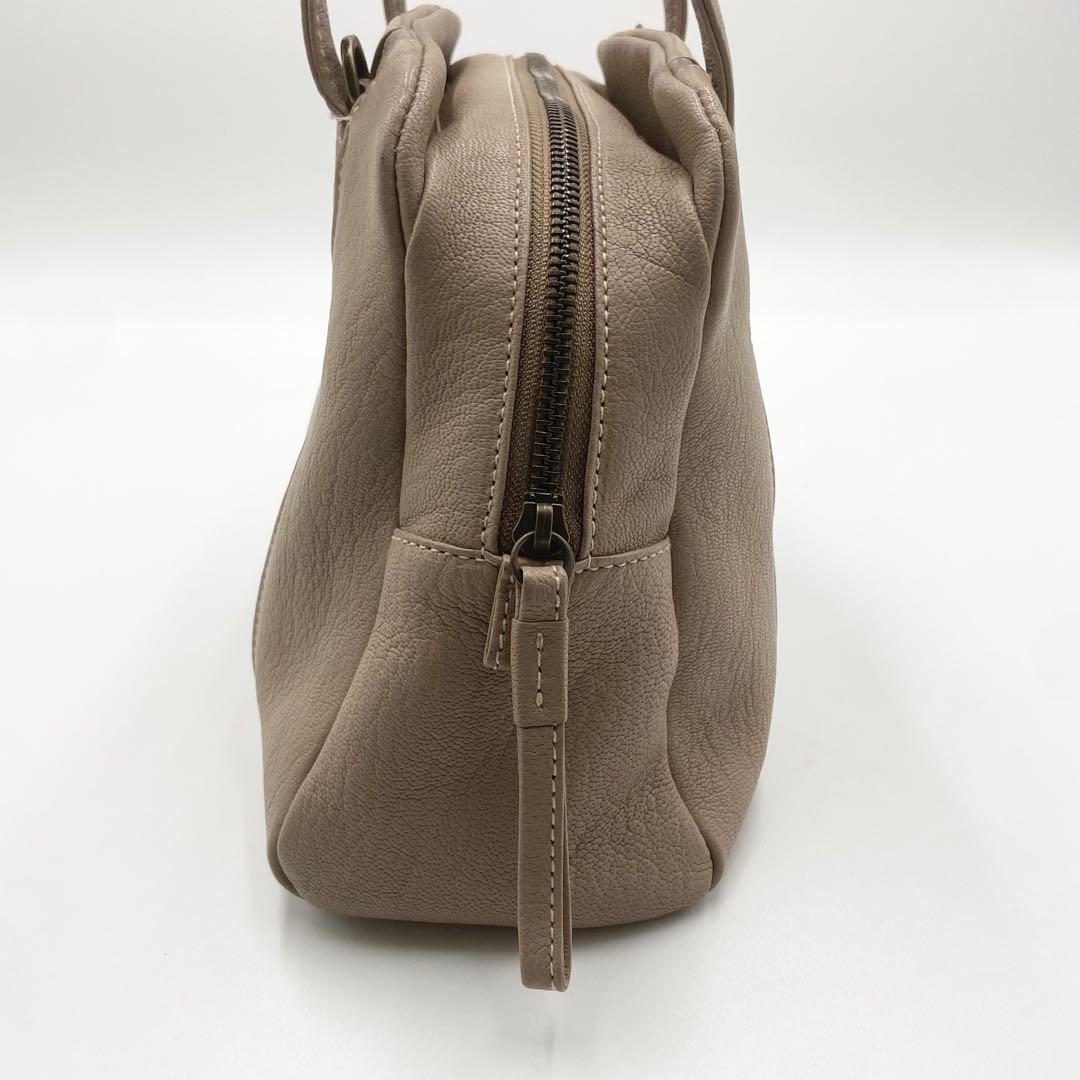 未使用級　ゲンテン　ゴートベーシック　ボストンバッグ　2way サンドベージュ