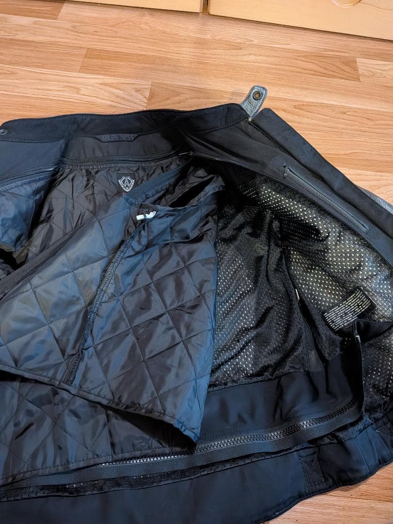 ARLEN NESS レザー ジャケット ホワイト/ブラック