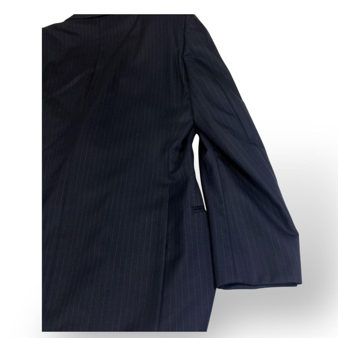 美品　ジョルジオアルマーニ　紺ブレ　セットアップ　ネイビー　紺色　高級　イタリア