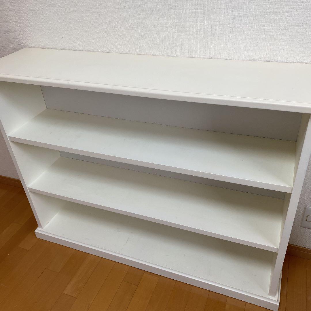 本棚　シェルフ　白