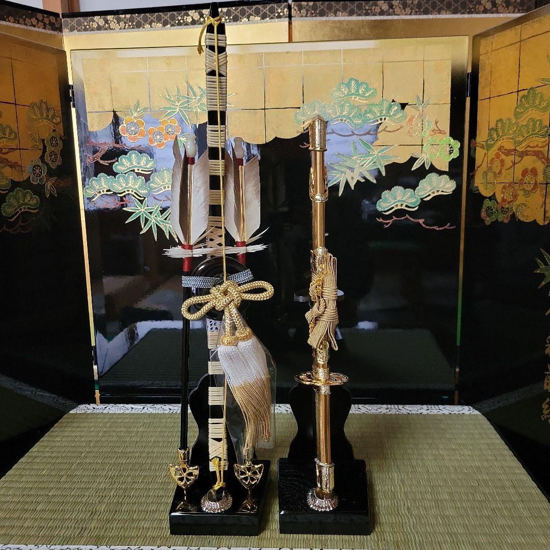 五月人形　13号　金箔と松竹梅セット　H