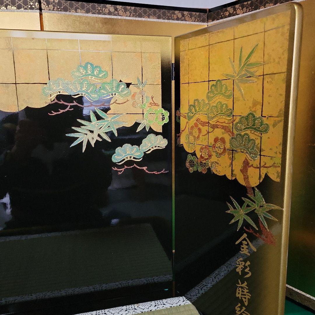 五月人形　13号　金箔と松竹梅セット　H