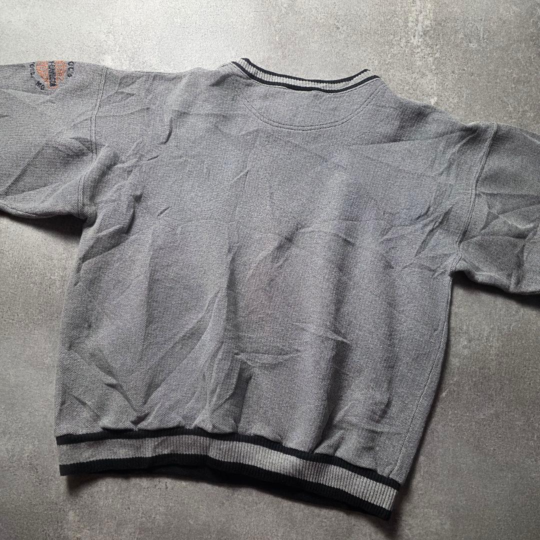 USA製HARLEYDAVIDSONハーレースウェットトレーナー短丈刺繍ロゴL