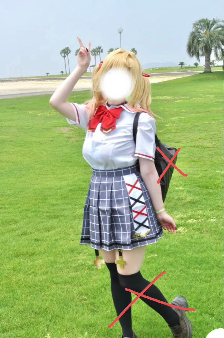 にじさんじ 星川サラ コスプレ 制服 ウィッグ付き