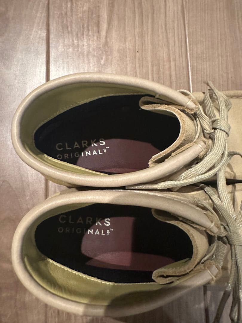 CLARKS ワラビーブーツ（ゴアテックス）ベージュ　サイズUS9（27cm）