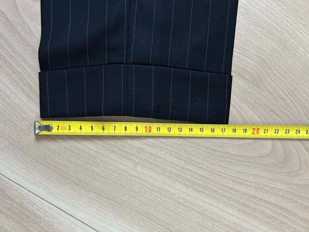 RINGJACKET×guji ロロピアーナ　ストライプスーツ　46