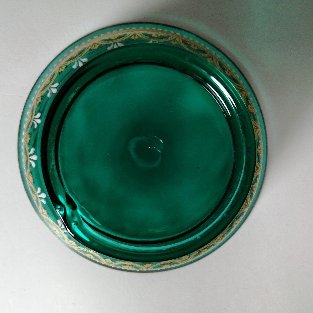 イタリア　ベネチアングラス　ヴェネツィア　ムラノ　エナメル彩　金彩　皿　ボウル