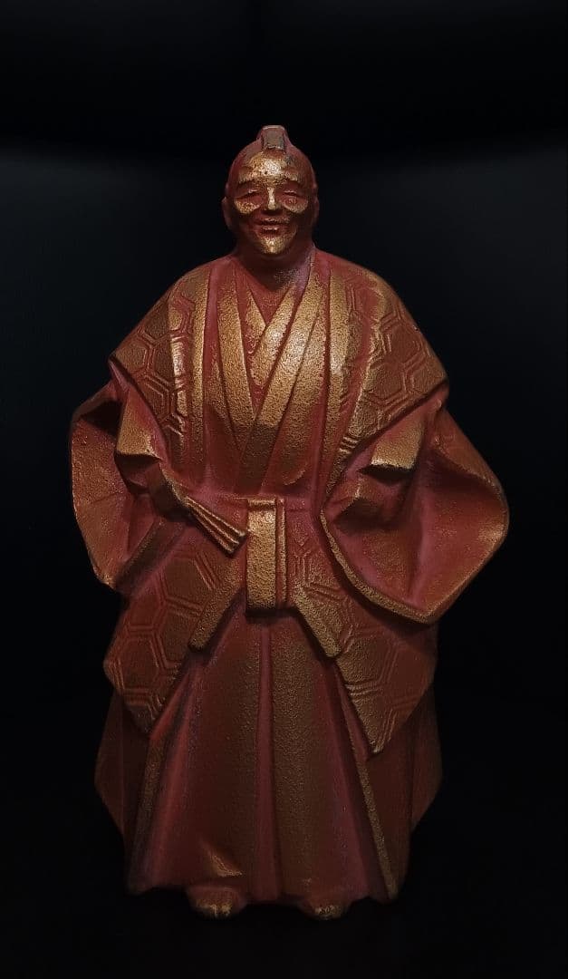 【超希少・署名入り】 sotaro saegusa 作 人物像 銅像風置物 ペア