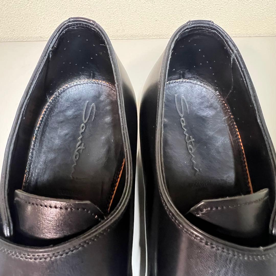 【数回使用程度】サントーニ シングルモンク ブラック 16486 サイズ8.5