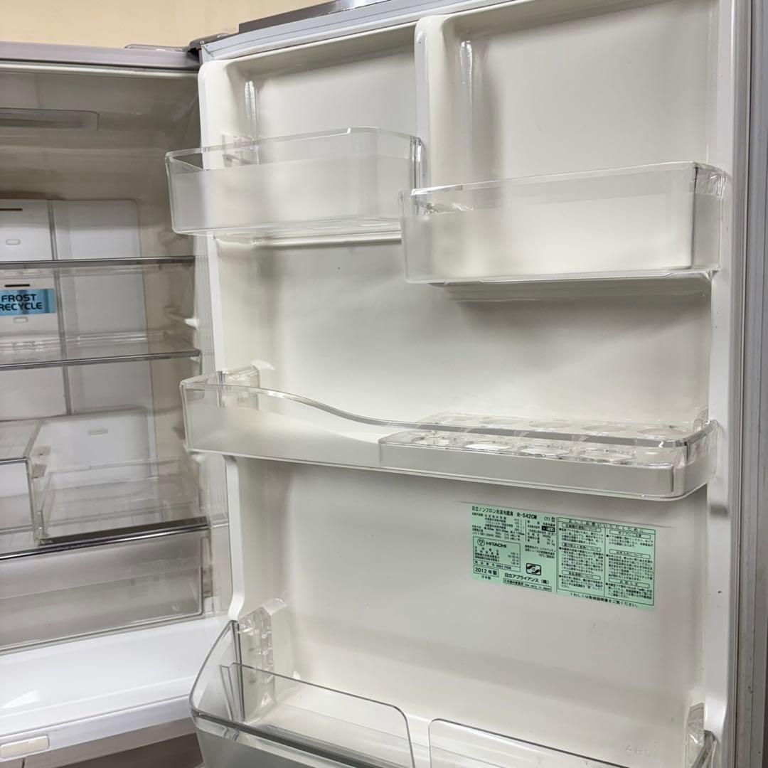 546 日立　格安　大型冷蔵庫　401L 自動製氷付き　右開き　家庭用