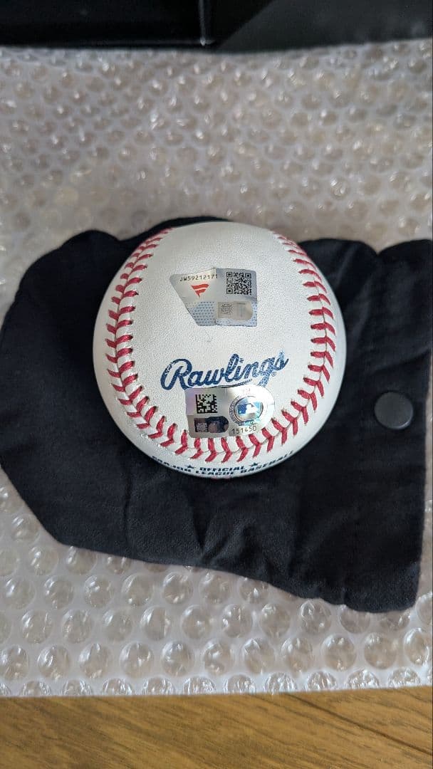 【祝WS連覇】直筆サイン入りボール　2025公式MLB　ウィル・スミス