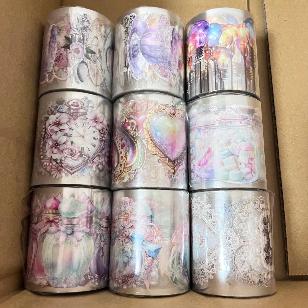 て*ら様 【未使用品】国内作家様 PETテープ まとめ売り　ハル×文具女子さんt