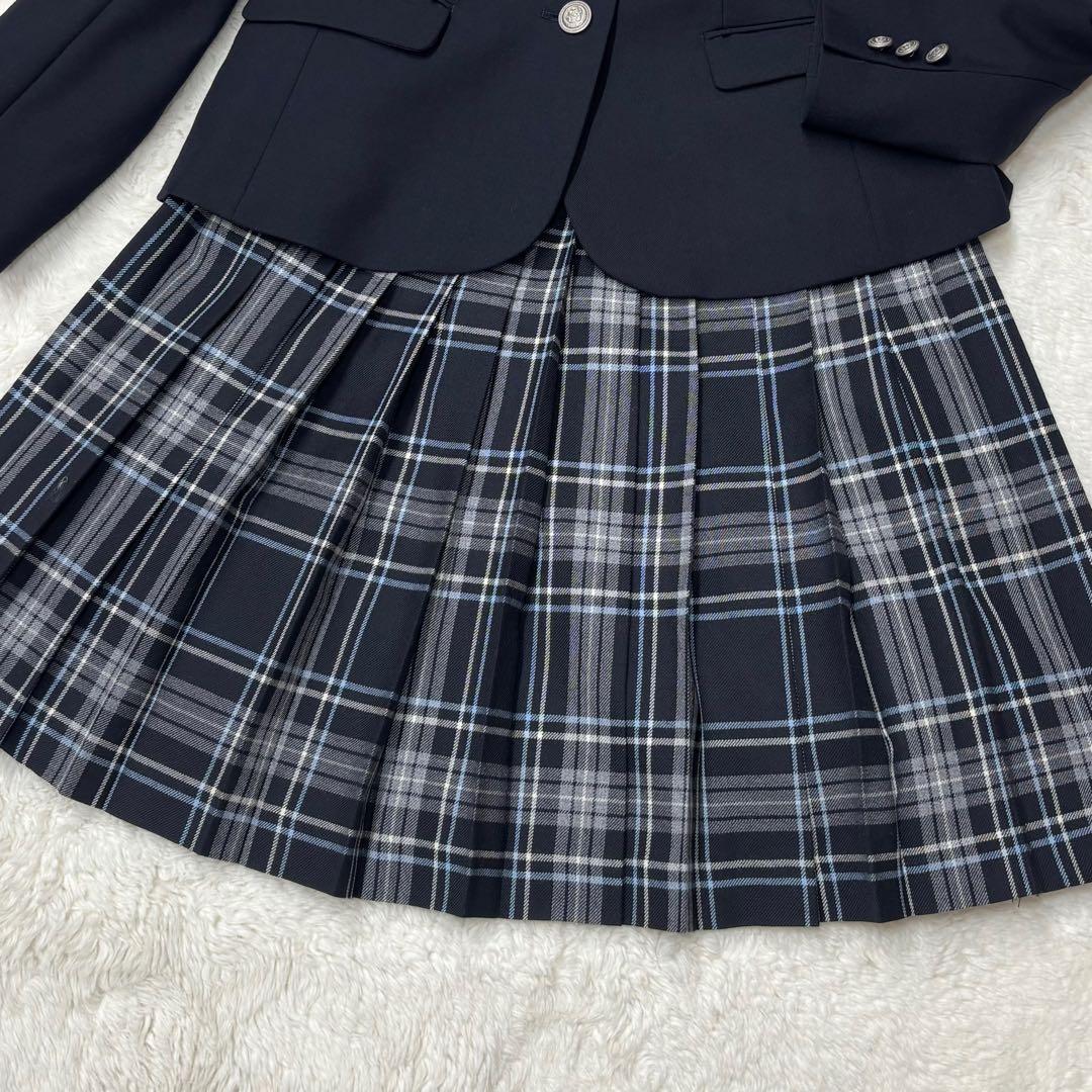 美品✨ポンポネット ジュニア フォーマル スーツ　チェック スカート 160