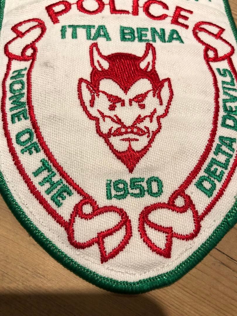 ビンテージ50s デビル　悪魔　ノースノーネーム　ワッペン　ミッドセンチュリー