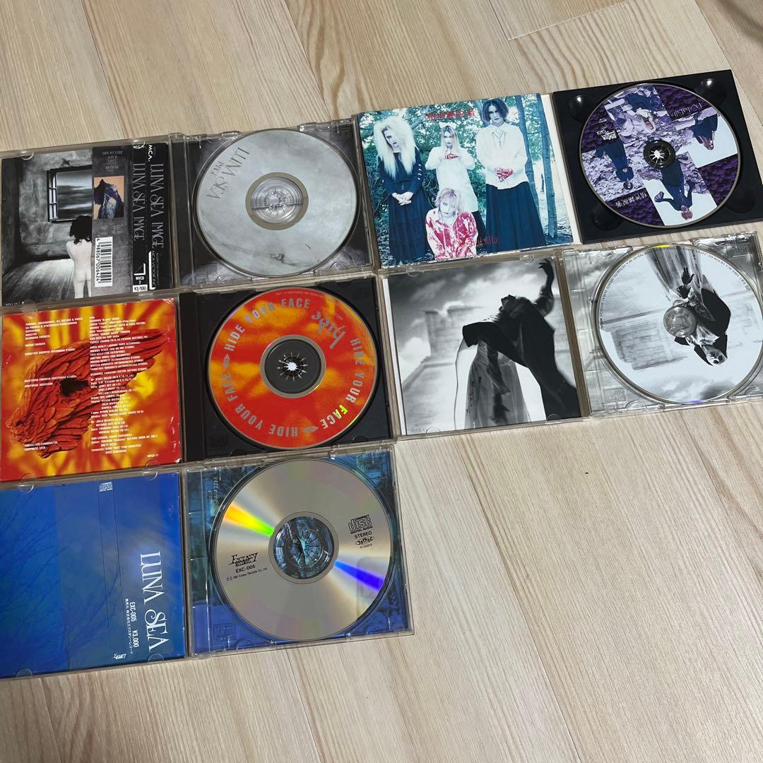 激レアインディーズ盤 デザビエ、HIDE、LUNA SEA、CD5枚セット