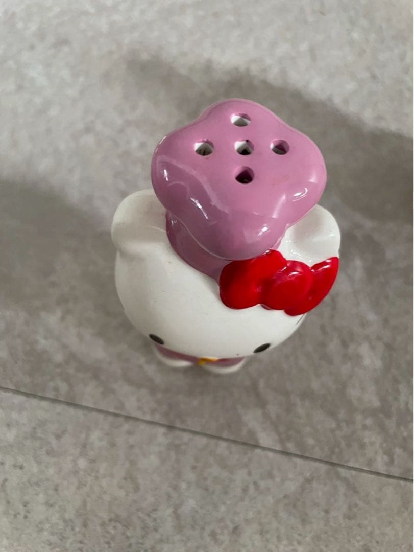 希少品★ハローキティ 調味料入れセット 陶器製 平成レトロ