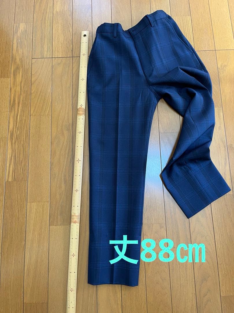 【男の子】ワンダーファクトリーフォーマルスーツ 160Ａネイビーブルーチェック