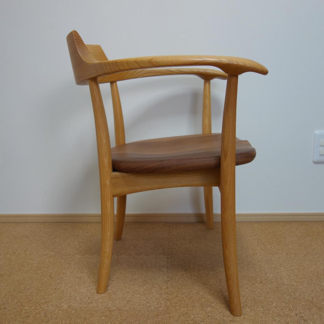 HIDAクレセントアームチェア②メーカー保証 中SG262A　OWA希少ツートン