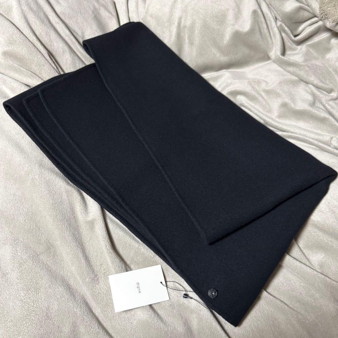 【新品未使用タグ付き】digne throw shawl coat ブラック