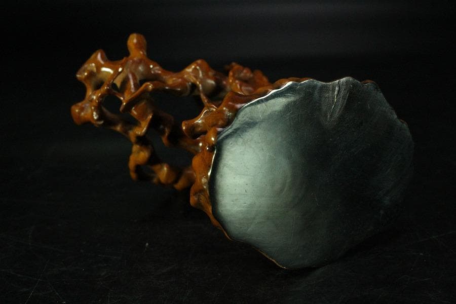 黄楊木 刻 根木台(K-HA524)