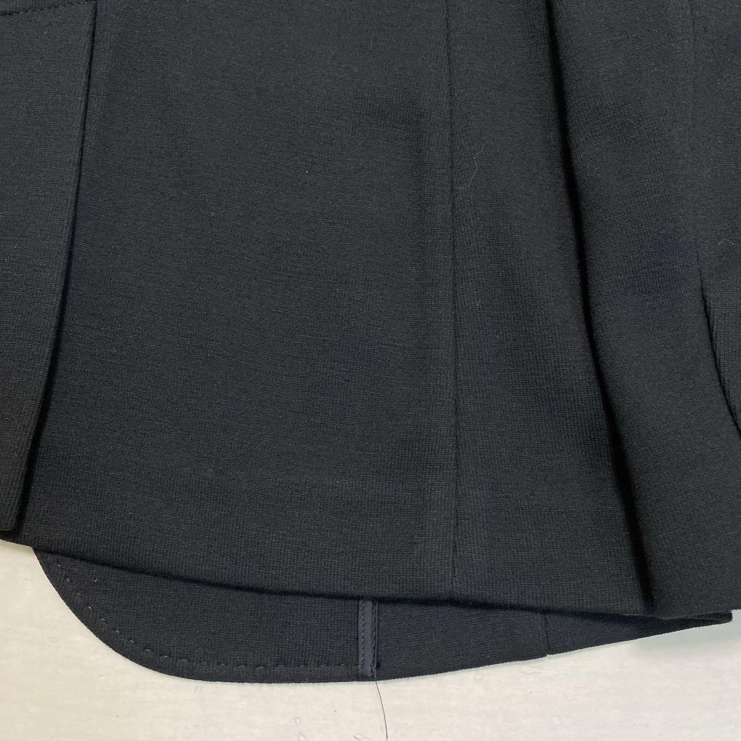 美品　ポロラルフローレン　レディース　ロゴクレストニットブレザー　ＸＳ　黒銀