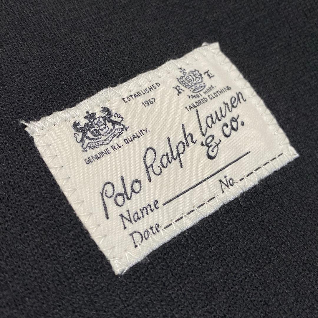 美品　ポロラルフローレン　レディース　ロゴクレストニットブレザー　ＸＳ　黒銀