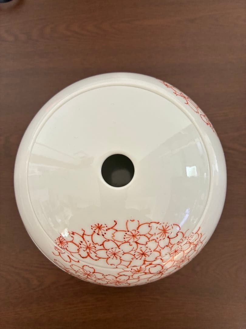 球形重箱 球重(赤桜丸文)有田焼