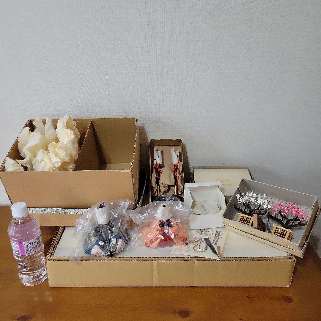 木目込雛人形 桃山雛 親王飾り