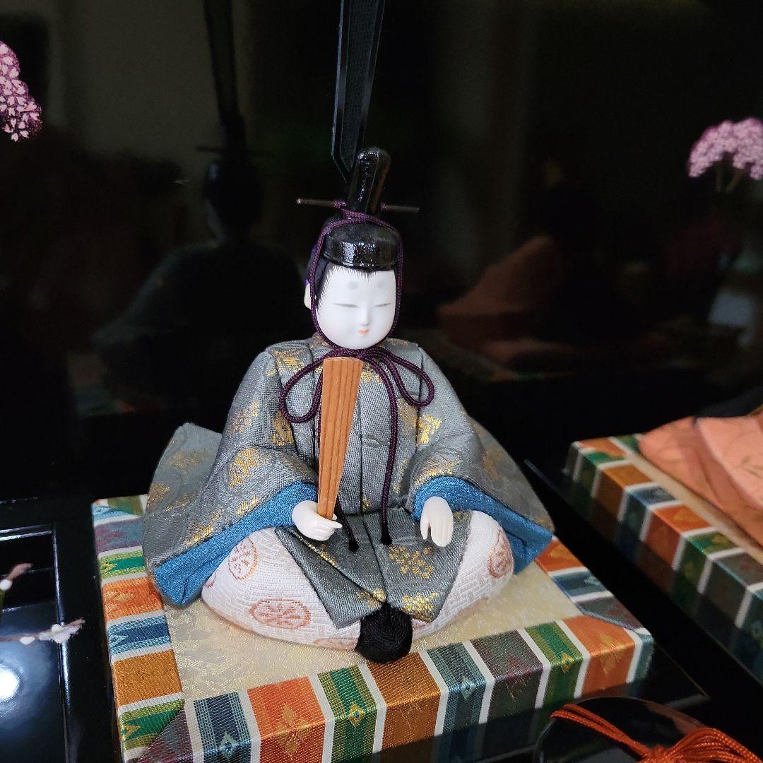 木目込雛人形 桃山雛 親王飾り