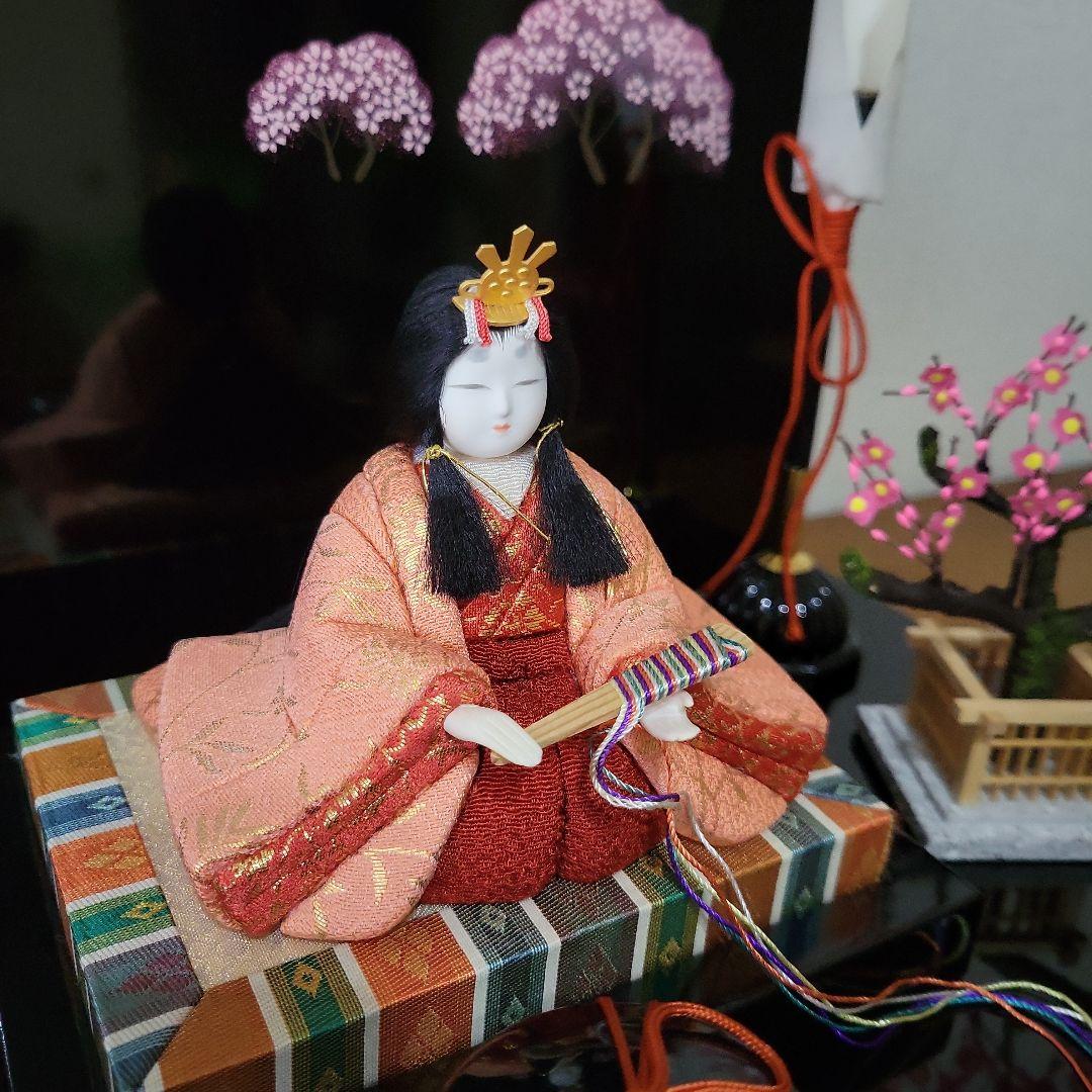 木目込雛人形 桃山雛 親王飾り