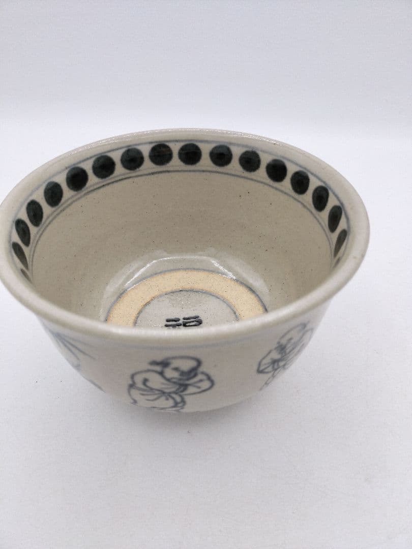 c741 【新品・未使用】茶碗 善所焼 安南写七賢人 淡海陽炎園 木箱 茶道具