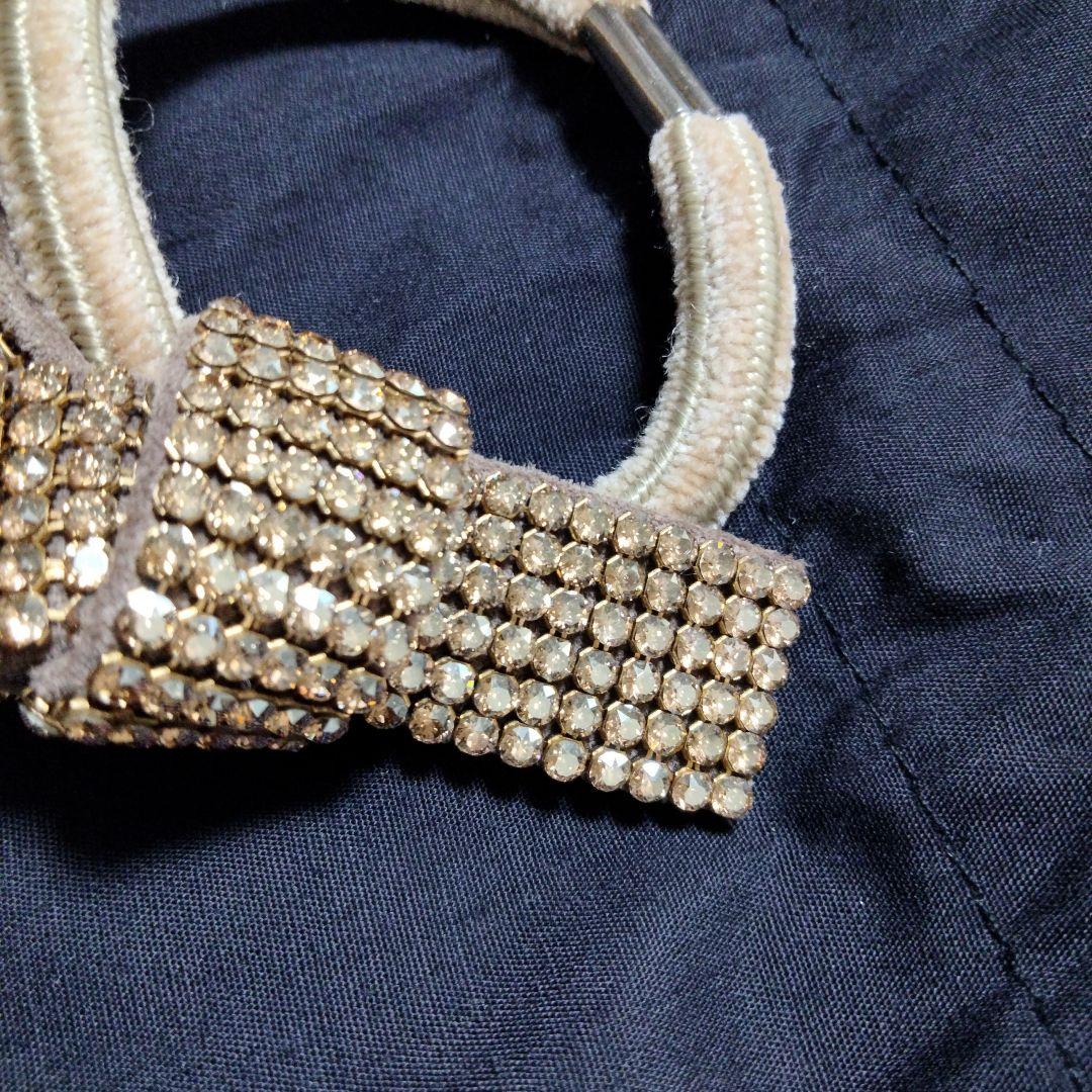 acca アッカ　オードリー　ドレスポニー　ヘアゴム　ライトブラウン