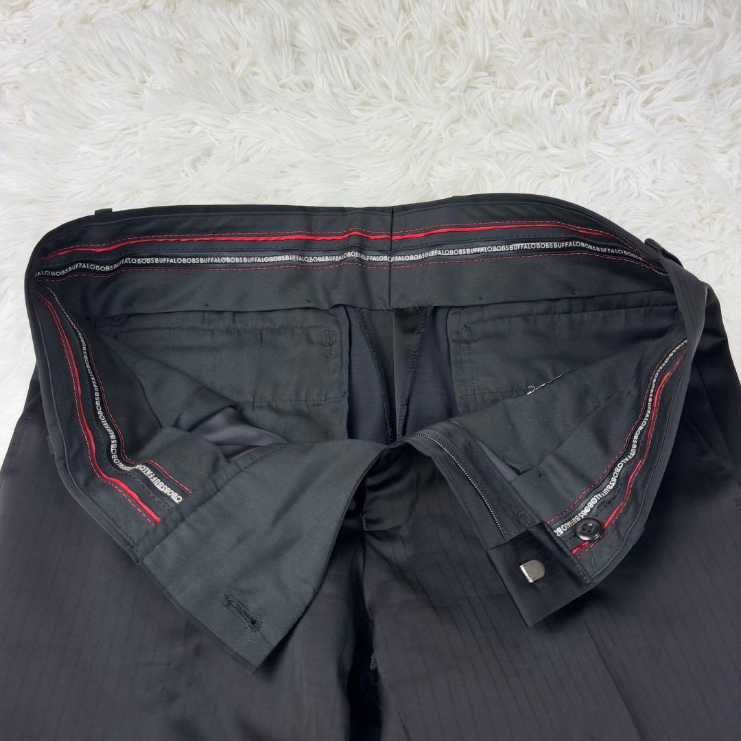 【美品】バッファローボブス　スーツ　L　チェーン　フレアパンツブラック