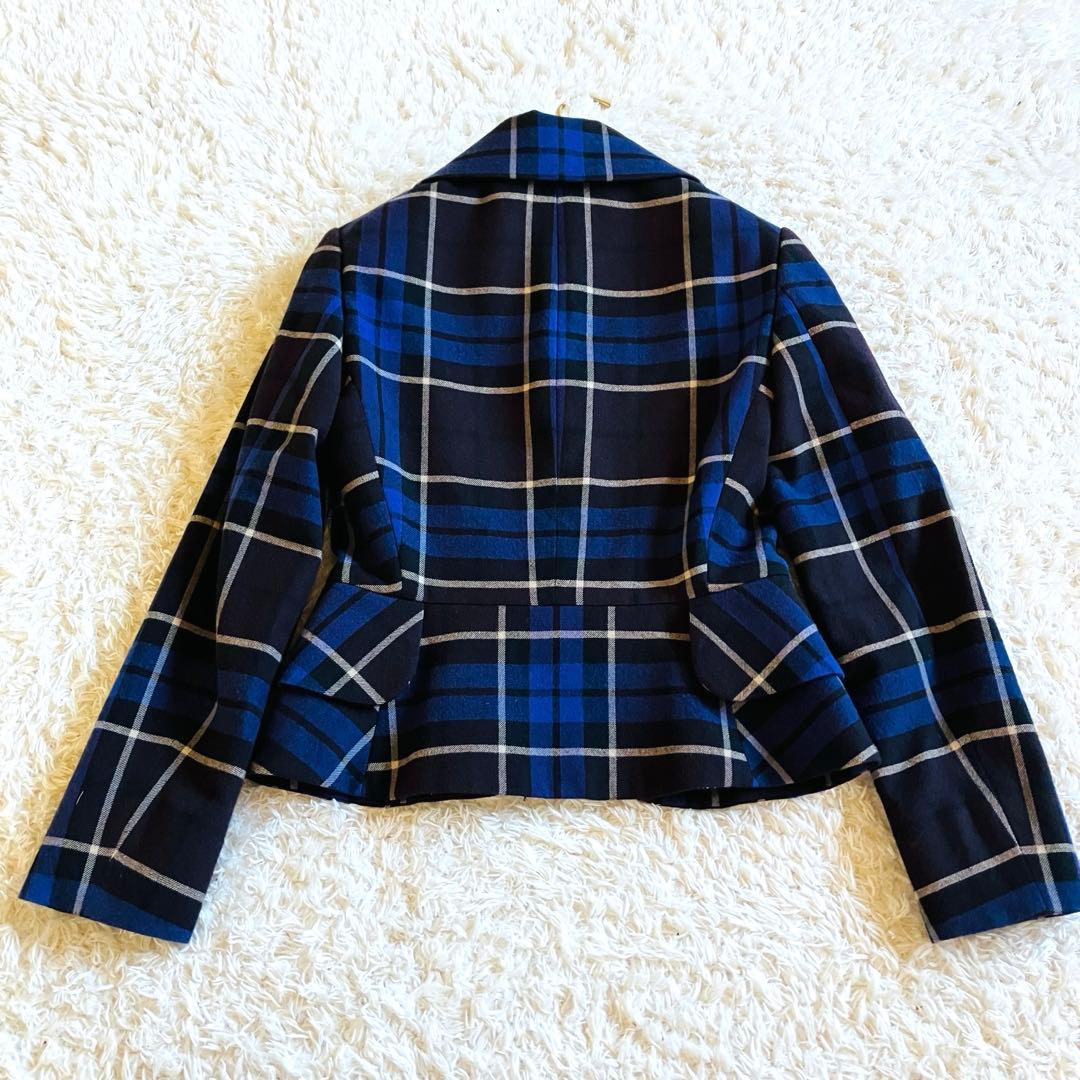 美品　ヴィヴィアンウエストウッド　ラブジャケット　チェック　ベロア　01