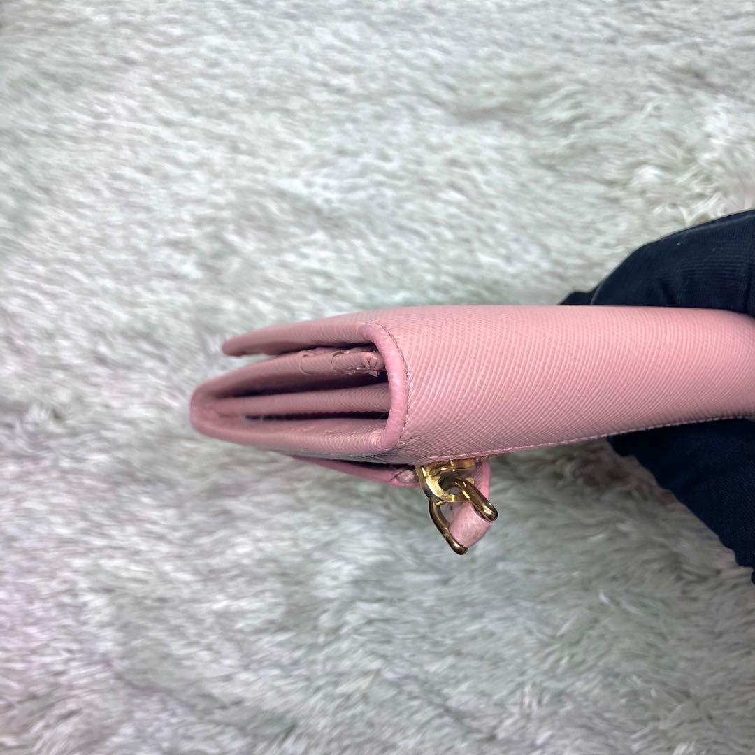 美品✨PRADA サフィアーノ　長財布　フラップ 1MH132