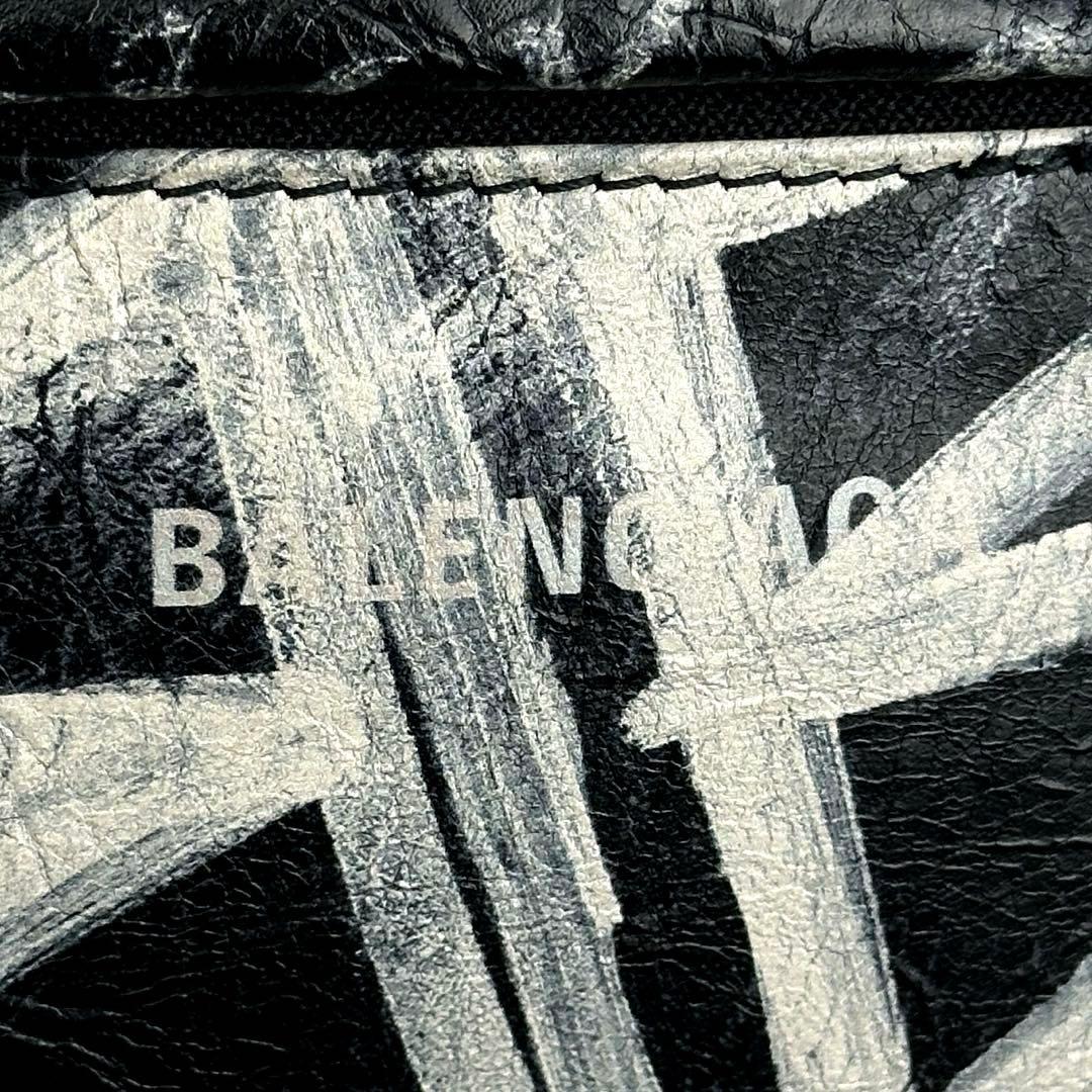 【美品】バレンシアガ　グラフィティ　エクスプローラー　バックパック　レザー　黒