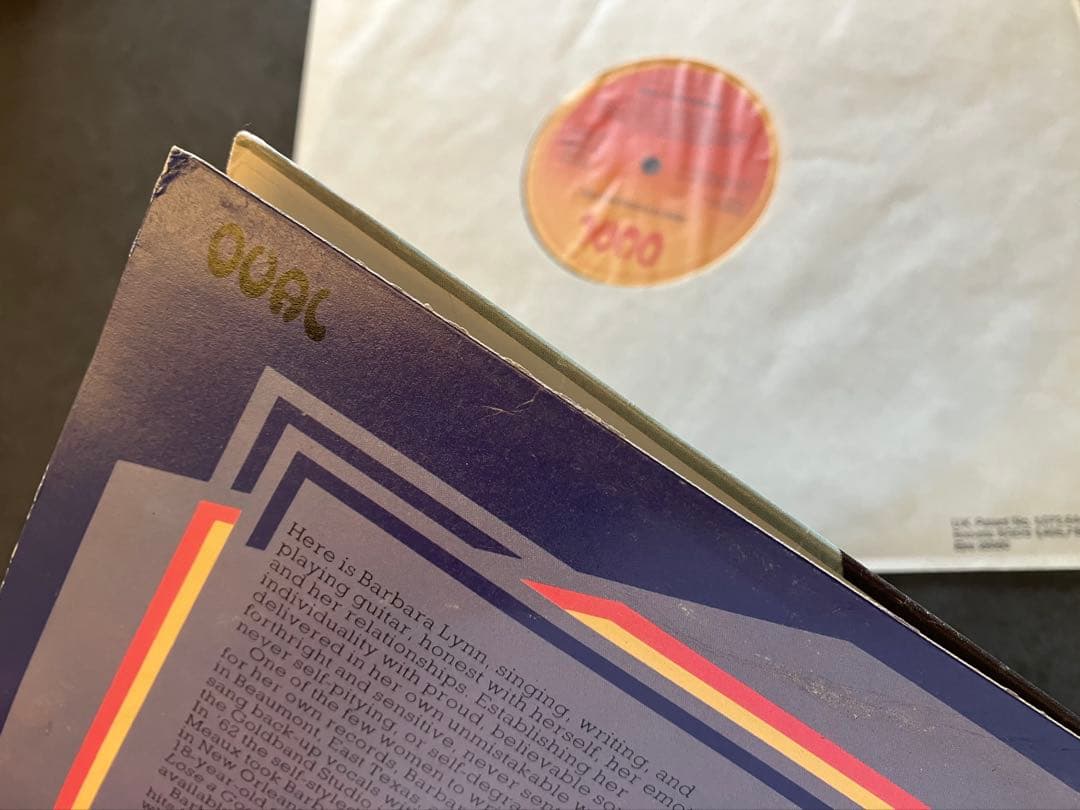 Here is Barbara Lynn サイン入りレコード英国盤美盤　稀少盤
