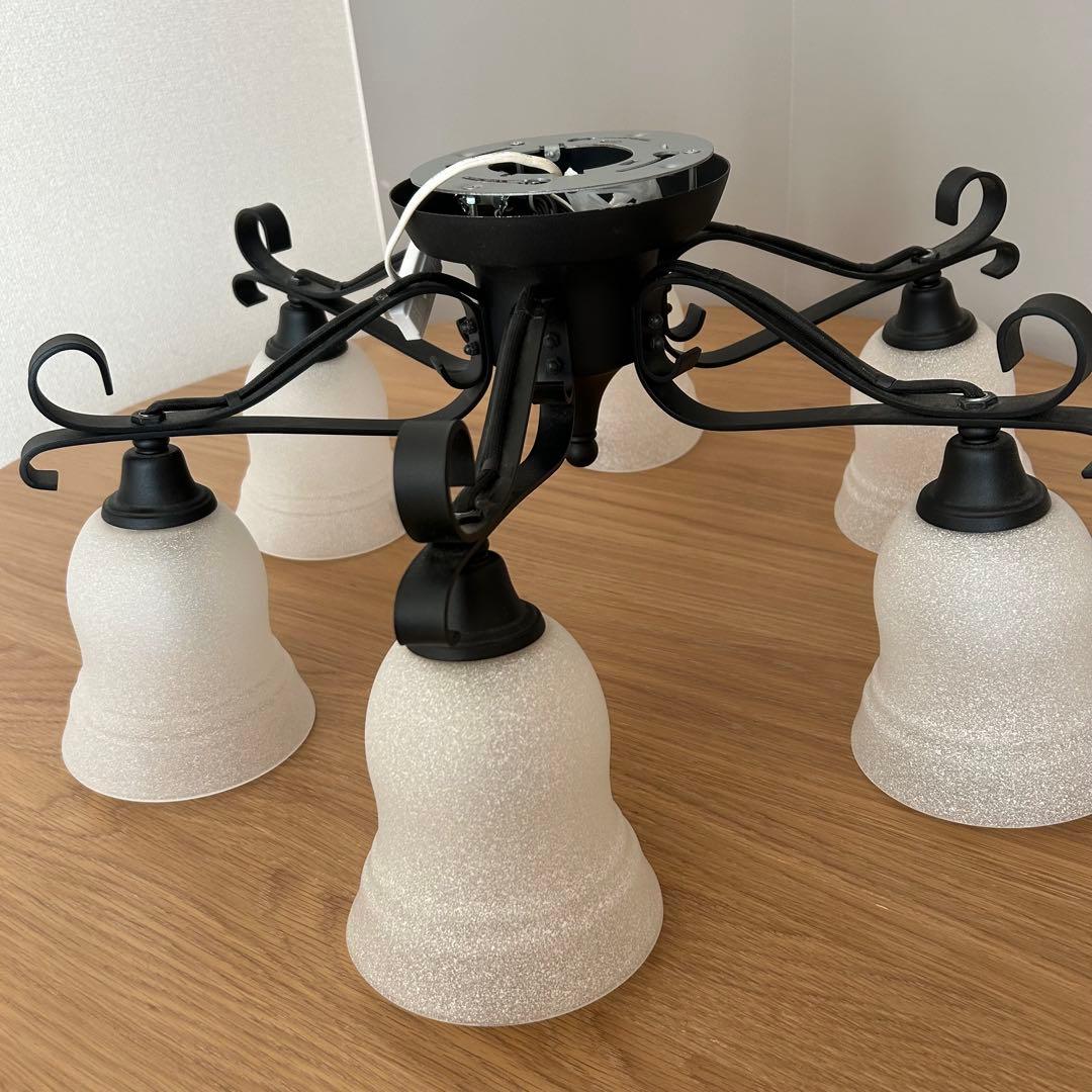 アンティーク　シャンデリア 6灯