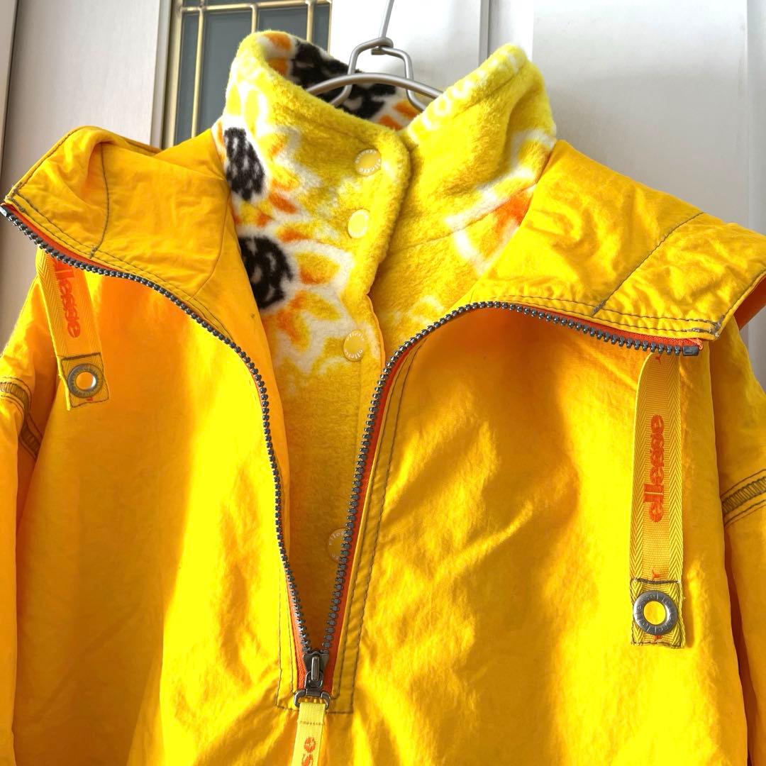 平成レトロ！ビビットカラーが可愛い　ellesse エレッセ　スキーウェア　L