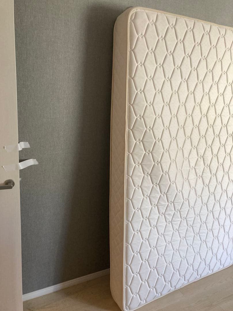 【ACTUS】セミダブルベッド　マットレスセット【配達or引取】